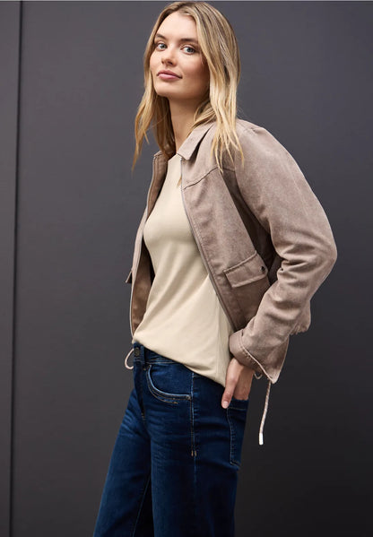 Street One Double Layered Cotton long sleeve T shirt   324176