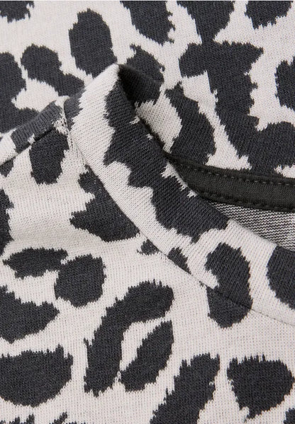 Street One Grey Leopard print Sweatshirt