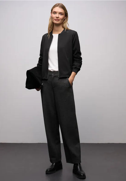 Street One Soft Lightweight zip jacket with glitter Details 324274