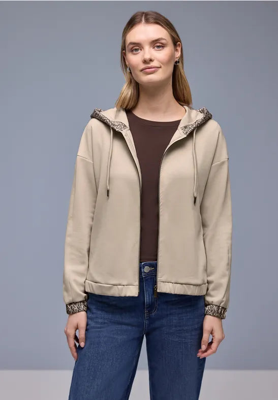 Street One Hoody with contrast trim 324573