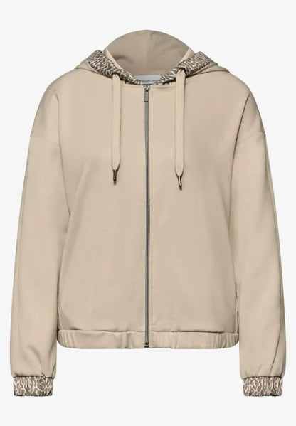 Street One Hoody with contrast trim 324573