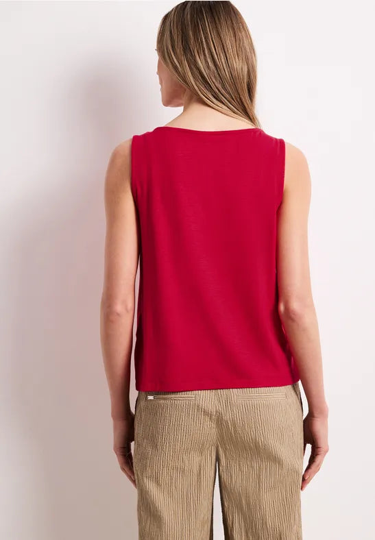 Street One Sleeveless top with shoulder detail 325242