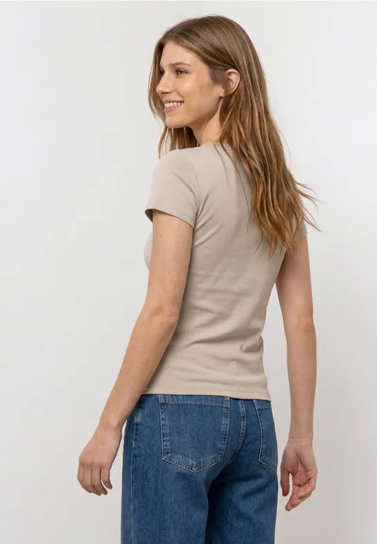 Street One Super soft Split neck top 325248
