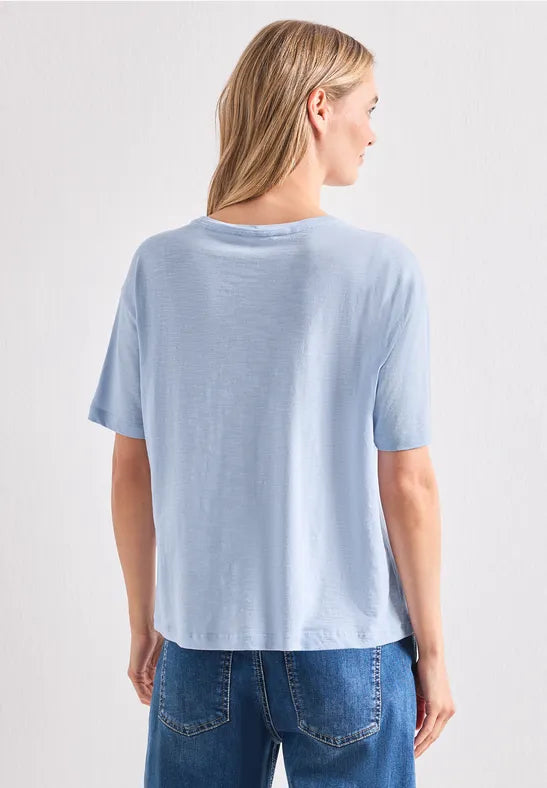 Street One Cotton T Shirt with front print 325627