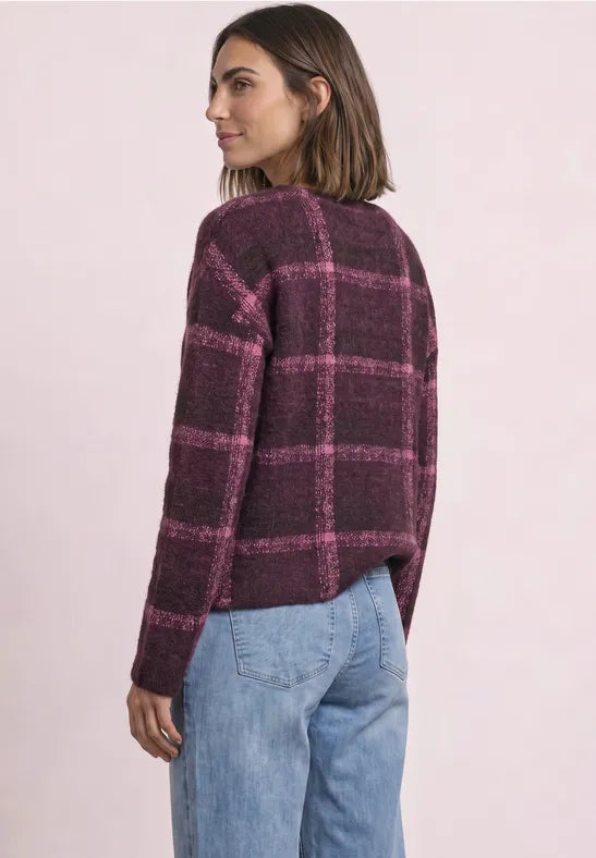 Street One Feather Yarn round neck Jumper 325843
