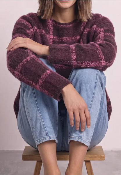 Street One Feather Yarn round neck Jumper 325843