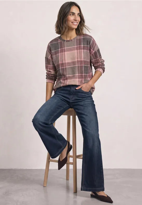 Street One Long Sleeve Supersoft Top with Drawstring waist 325859