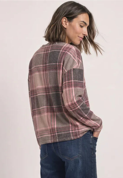 Street One Long Sleeve Supersoft Top with Drawstring waist 325859