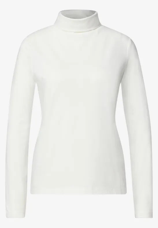Street One Cotton Blend Roll Neck with long sleeves 325917