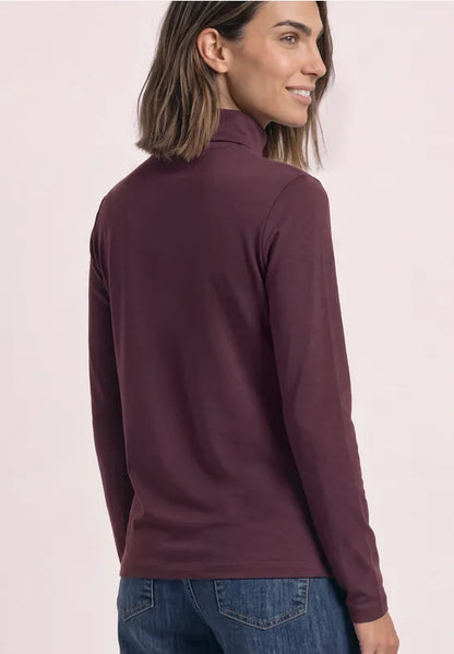 Street One Cotton Blend Roll Neck with long sleeves 325917
