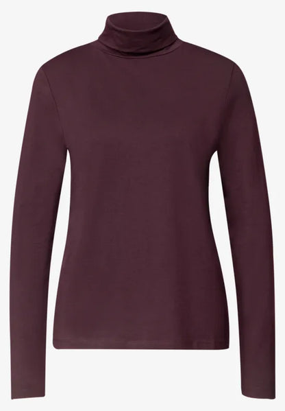 Street One Cotton Blend Roll Neck with long sleeves 325917