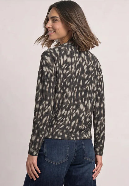 Street One Cosy Feel Turtle neck top with drawstring 326070