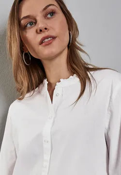 Street One White cotton Shirt 345449