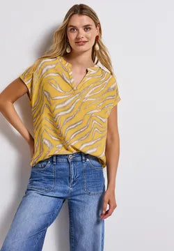 Street One Short sleeve printed blouse 345793