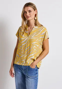 Street One Short sleeve printed blouse 345793