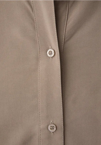 Street One Blouse with Collar and Sporty Waistband 346365