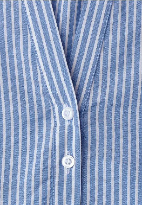 Street One Seersucer stripe blouse  346565