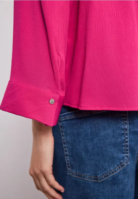 Street One 3/4 sleeve blouse with front tie detail 346641