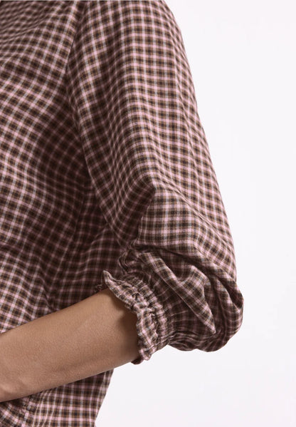 Street One Long-sleeved blouse with round neck and ruffles346946