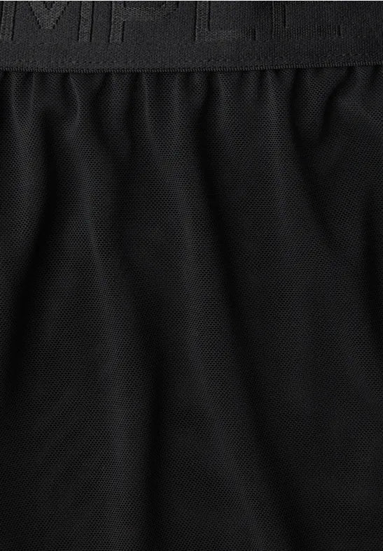 Street One Black Mesh Midi skirt 361848