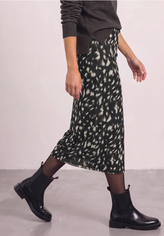 Street One Mesh shirt with long ruffled sleeves 326072