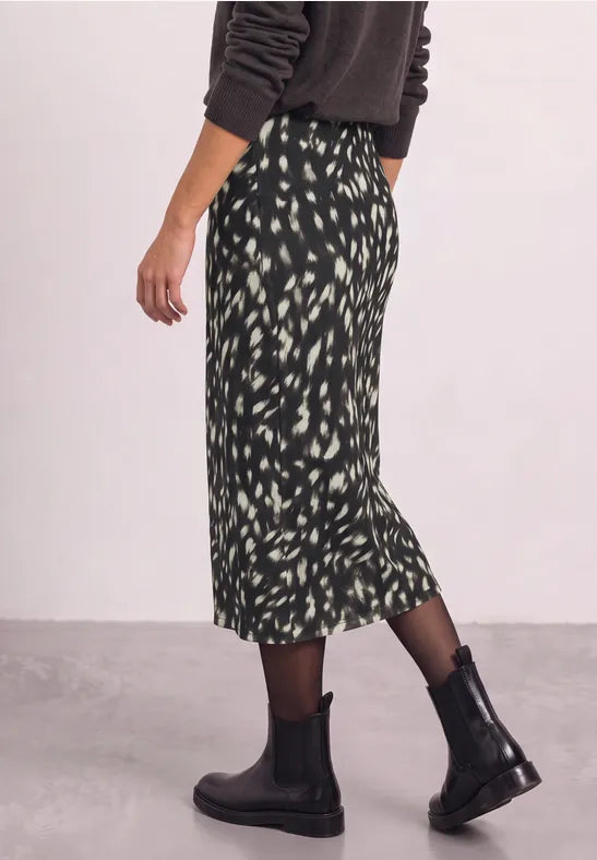 Street One Mesh midi skirt with ruching 362056