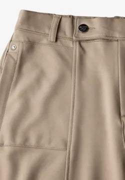 Street One tapered leg trousers in Beige. 28&quot; leg 378783