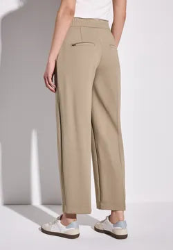 Street One Soft High Waist Trousers with front pockets.30&quot; leg All Colours 378899