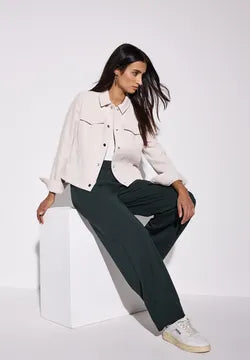 Street One Soft High Waist Trousers with front pockets.30&quot; leg All Colours 378899