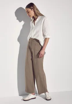 Street One Soft High Waist Trousers with front pockets.30&quot; leg All Colours 378899