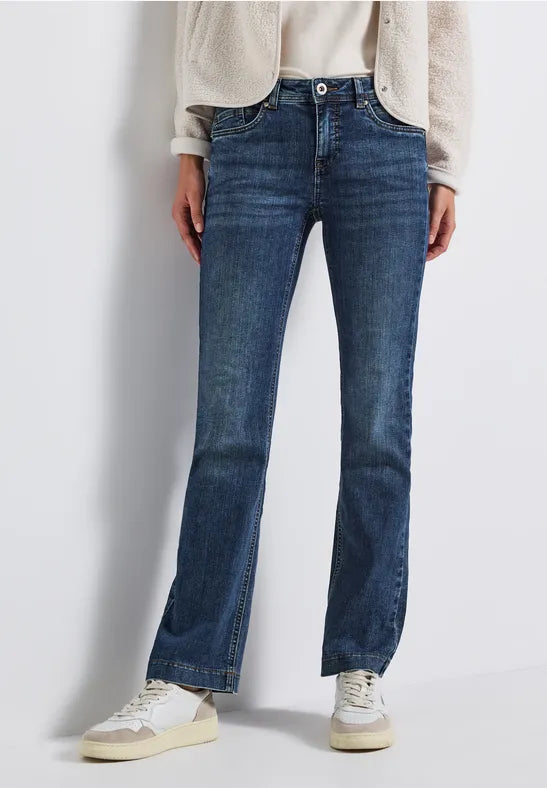 Street One Denim blue bootleg jeans 30&quot;leg 379664