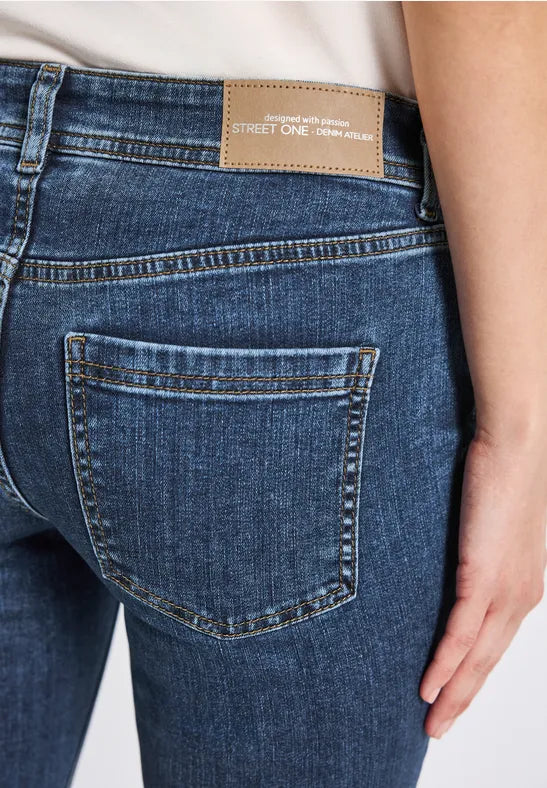 Street One Denim blue bootleg jeans 30&quot;leg 379664