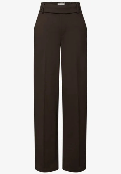Street One Long Leg Brown soft Stretch Trousers  32&quot; leg