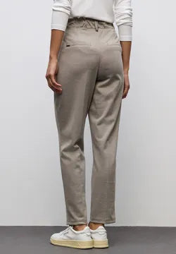 Street One High Waist Jacquard trousers  379759