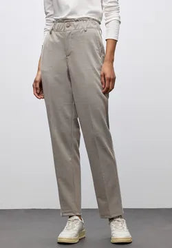Street One High Waist Jacquard trousers  379759