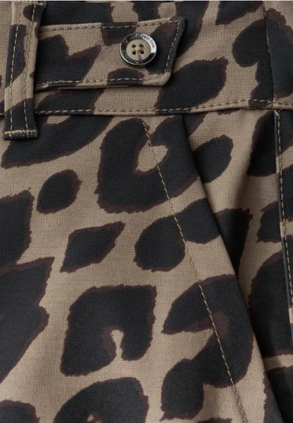 Street One Soft Stretch Trousers in rich Leopard Print 379770