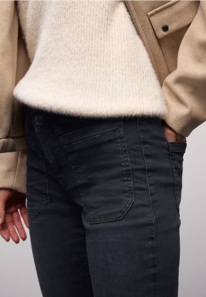 Street One Baby bootcut dark Denim jeans 380180