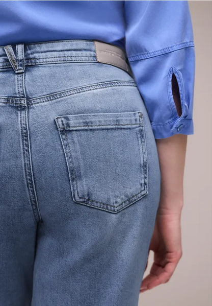 Street One "Karlie" High Waist Barrel Leg Jeans  380659