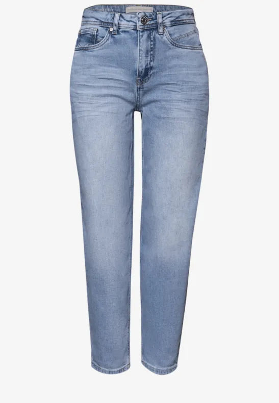 Street One "Karlie" High Waist Barrel Leg Jeans  380659