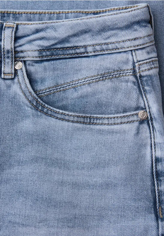 Street One "Karlie" High Waist Barrel Leg Jeans  380659