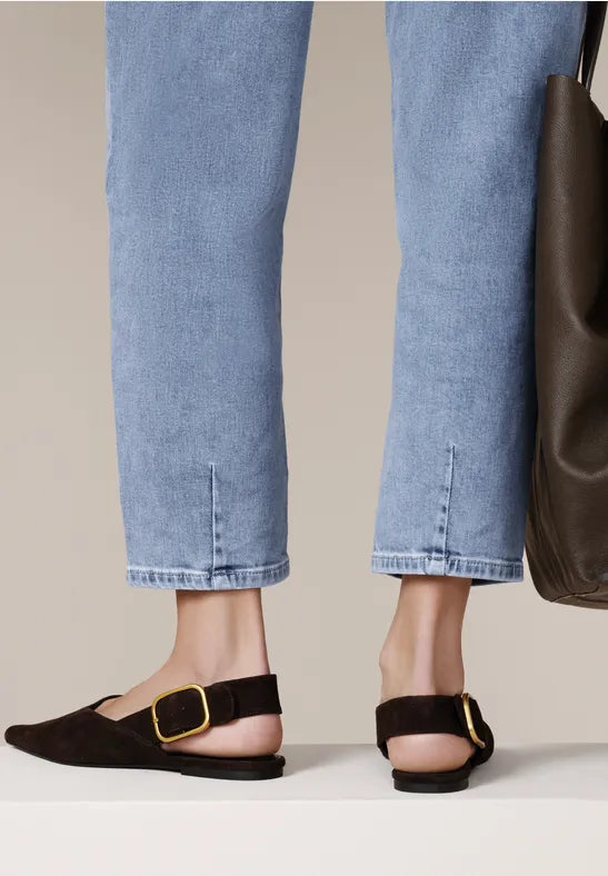 Street One "Karlie" High Waist Barrel Leg Jeans  380659
