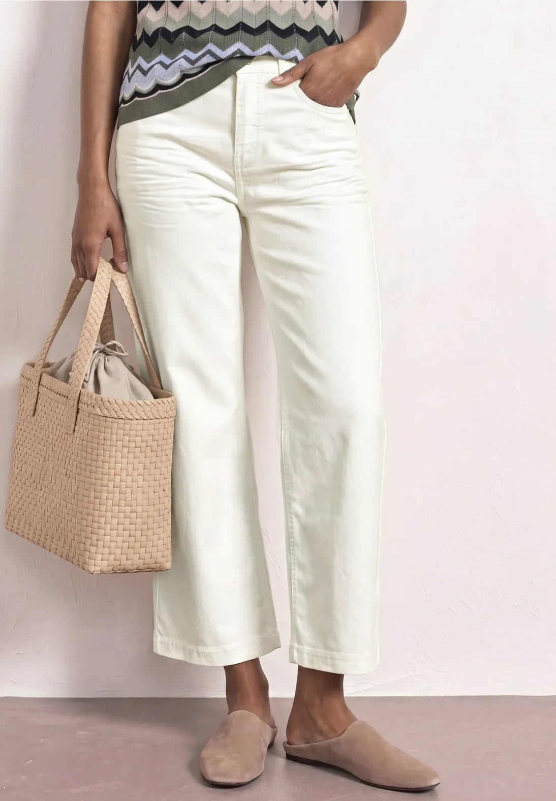 Street One High waist wide leg jeans 380967