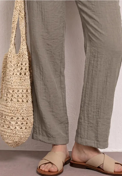 Street One linen look trouser with Belt 30" waist  280977