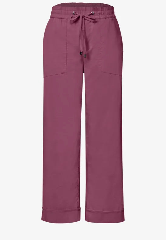 Street One Lightweight straight leg trousers 28" leg  381400