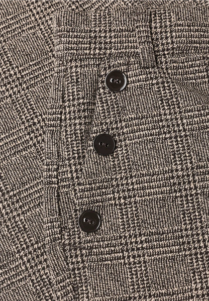 Street One Straight leg trousers 30" length with a check pattern and buttons 381594