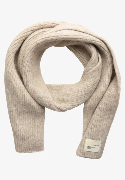 Street One Long Ribbed scarf in Beige Melange  572848 Sand