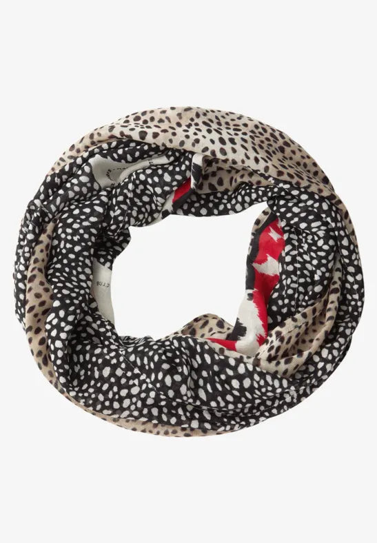 Street One Cotton Print Loop scarf 572943