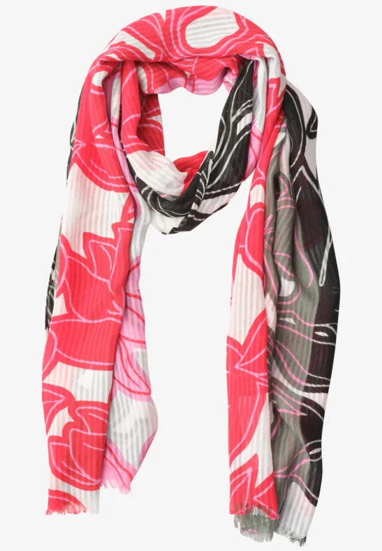 Street One lightweight  Scarf with floral pattern573126