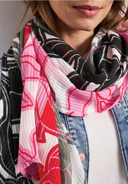 Street One lightweight  Scarf with floral pattern573126