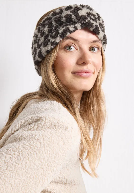 Street One Teddy headband with leopard print 573153